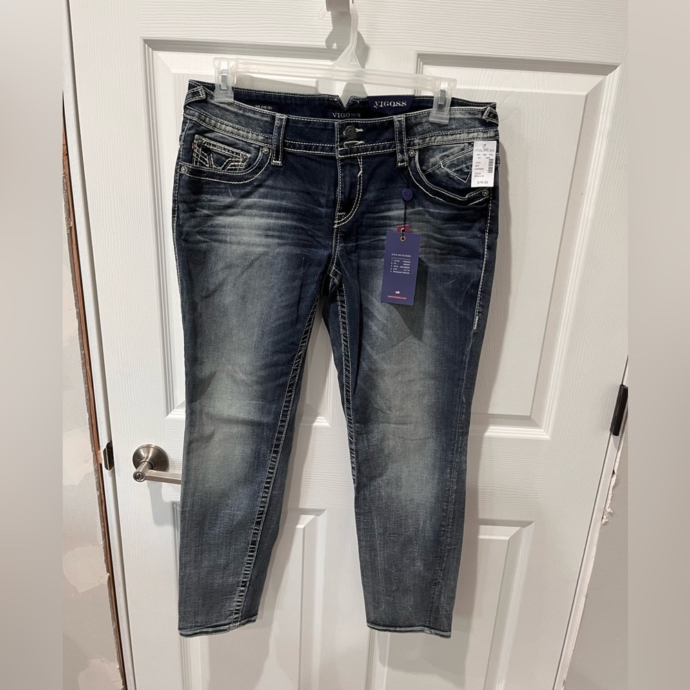 🟣Vigoss Women's  13/14 Dark Wash Jeans